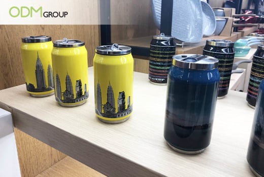 custom can shaped bottle