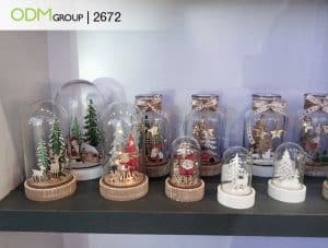 wooden snow globes