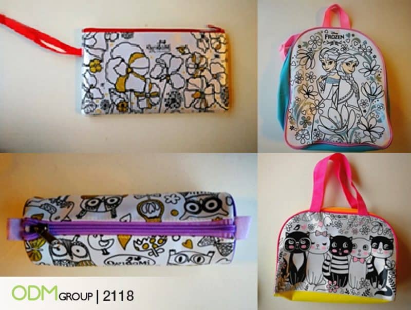 Custom Bag Manufacturing Awesome Coloring Totes, Backpack, Purse