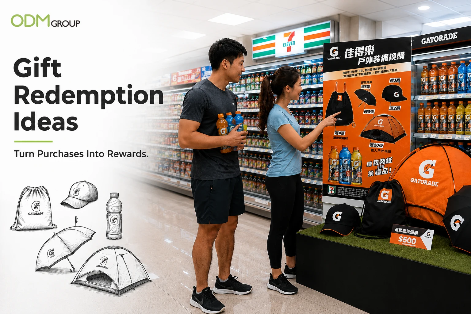 Gatorade gift redemption ideas