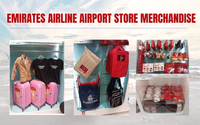 Emirates airline airport store merchandise