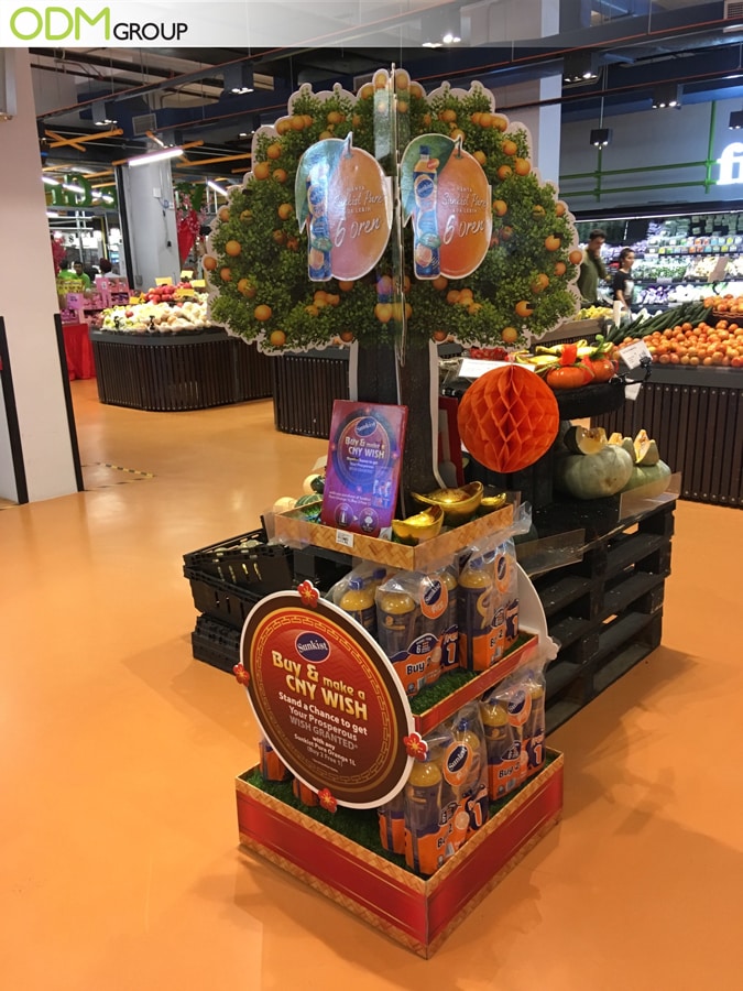 Supermarket Advertising Display