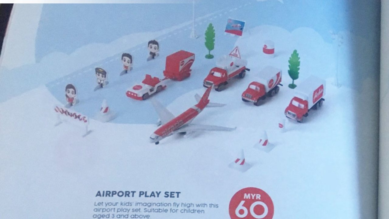 airasia airport playset