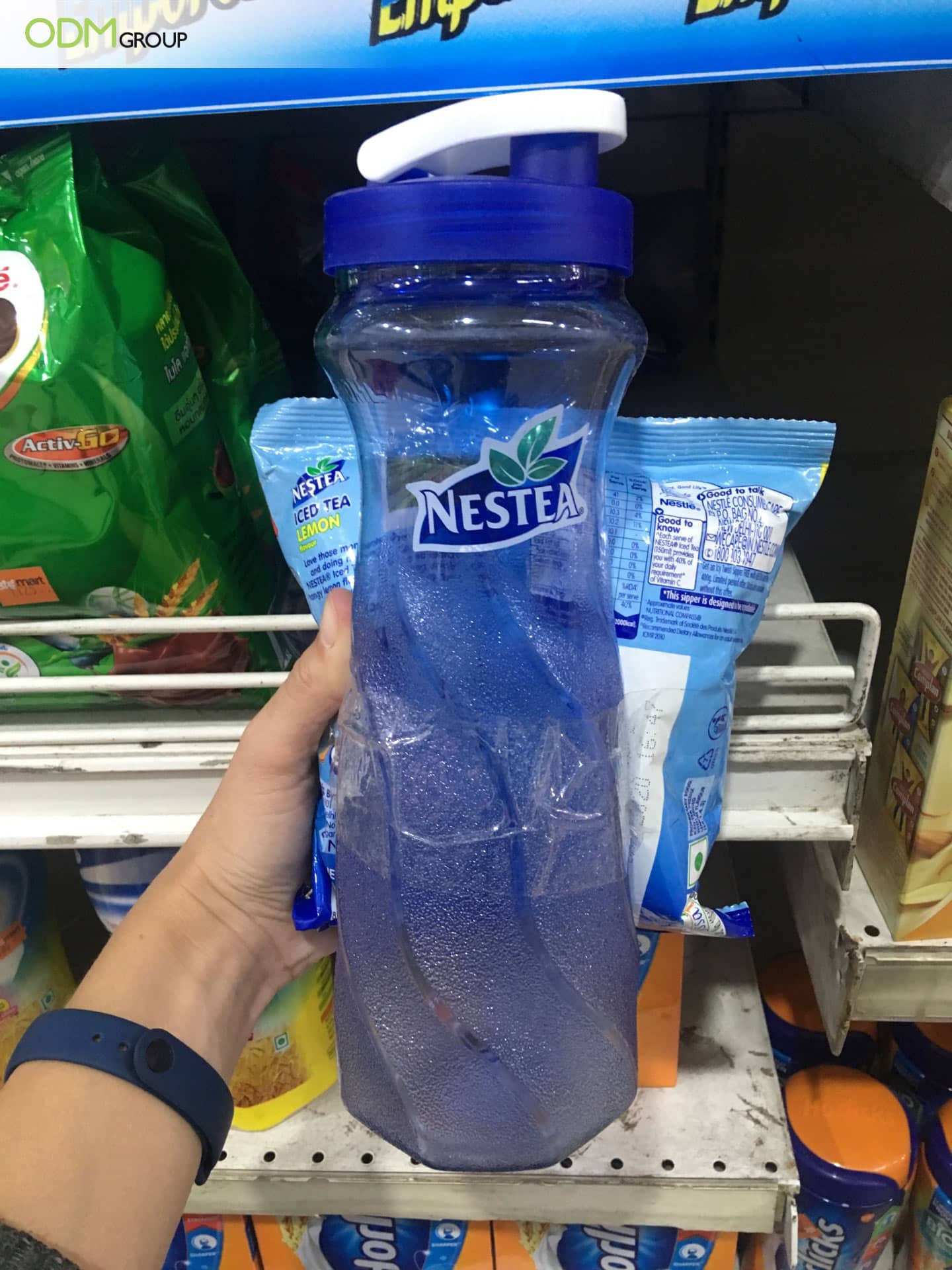 Custom Water Tumbler - Beat the Heat with Nestea's On-Pack Gift