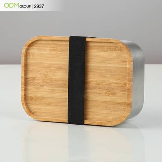 Custom Bamboo Lunch Box Set to Feed your Customers at Home