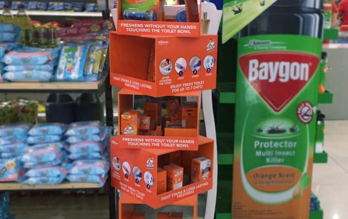 On-Shelf Merchandising Display