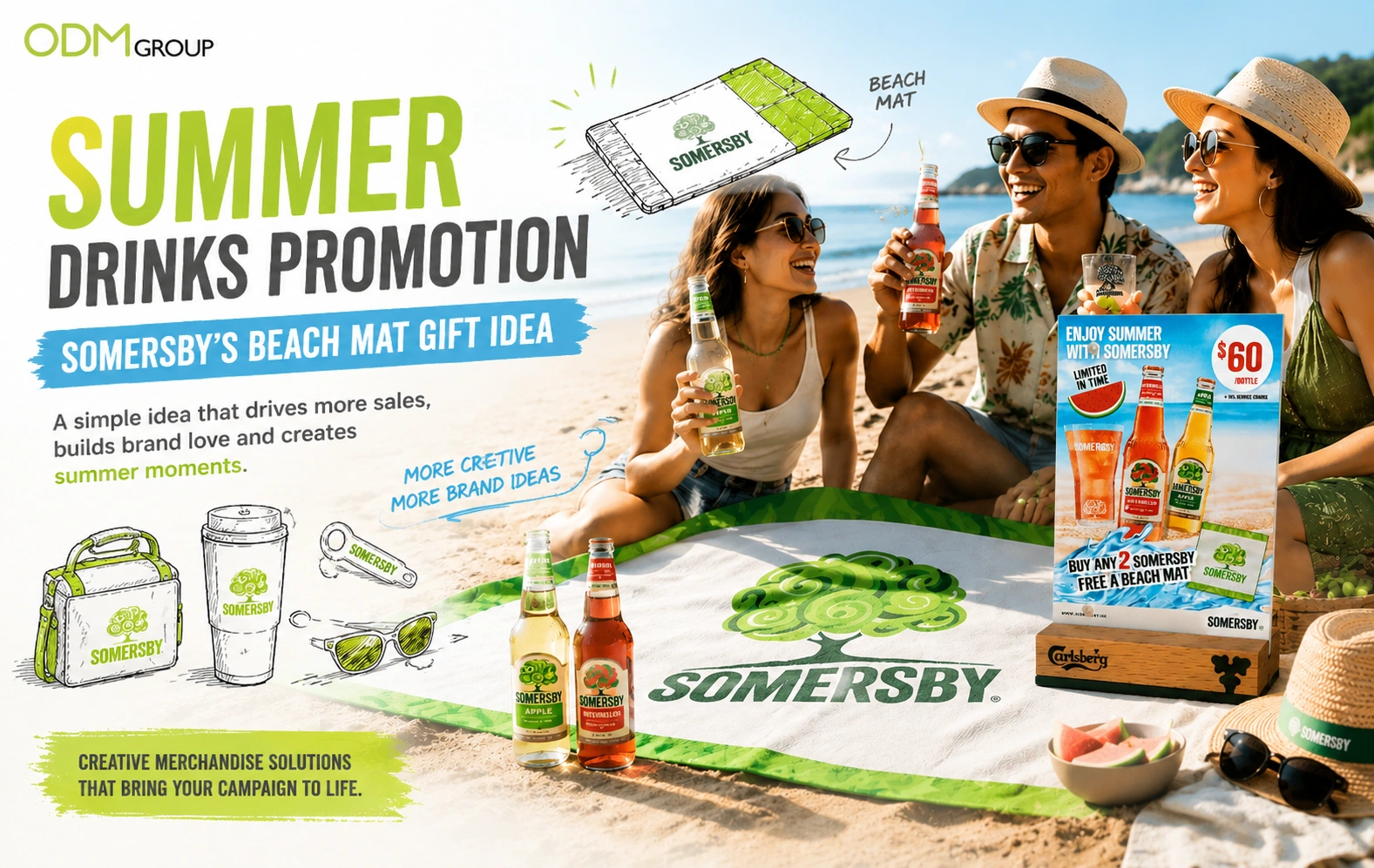 Somersby beach mat gift idea featured image