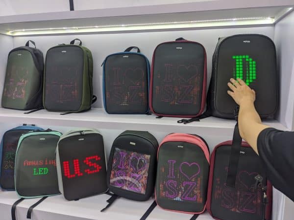 Unique Custom Promotional Gifts - LED Backpack