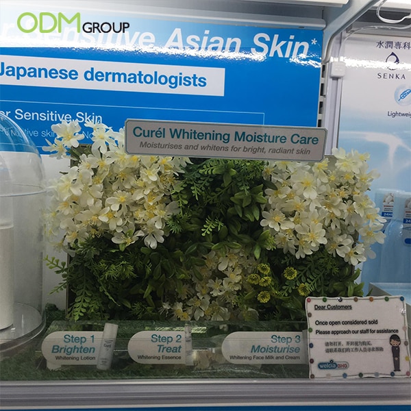 Cosmetic Shelf Display