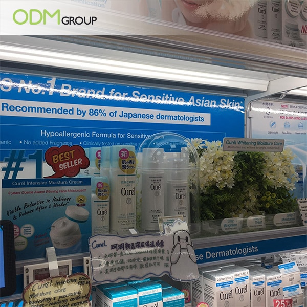 Cosmetic Shelf Display