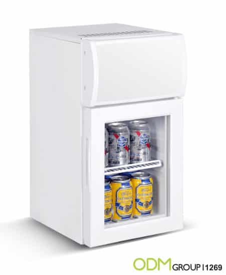 Mini Fridge with Logo as a POS Display- Effective Brand Positioning