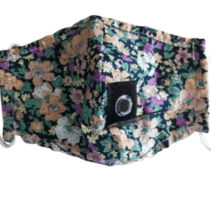 Face Mask with Straw Hole