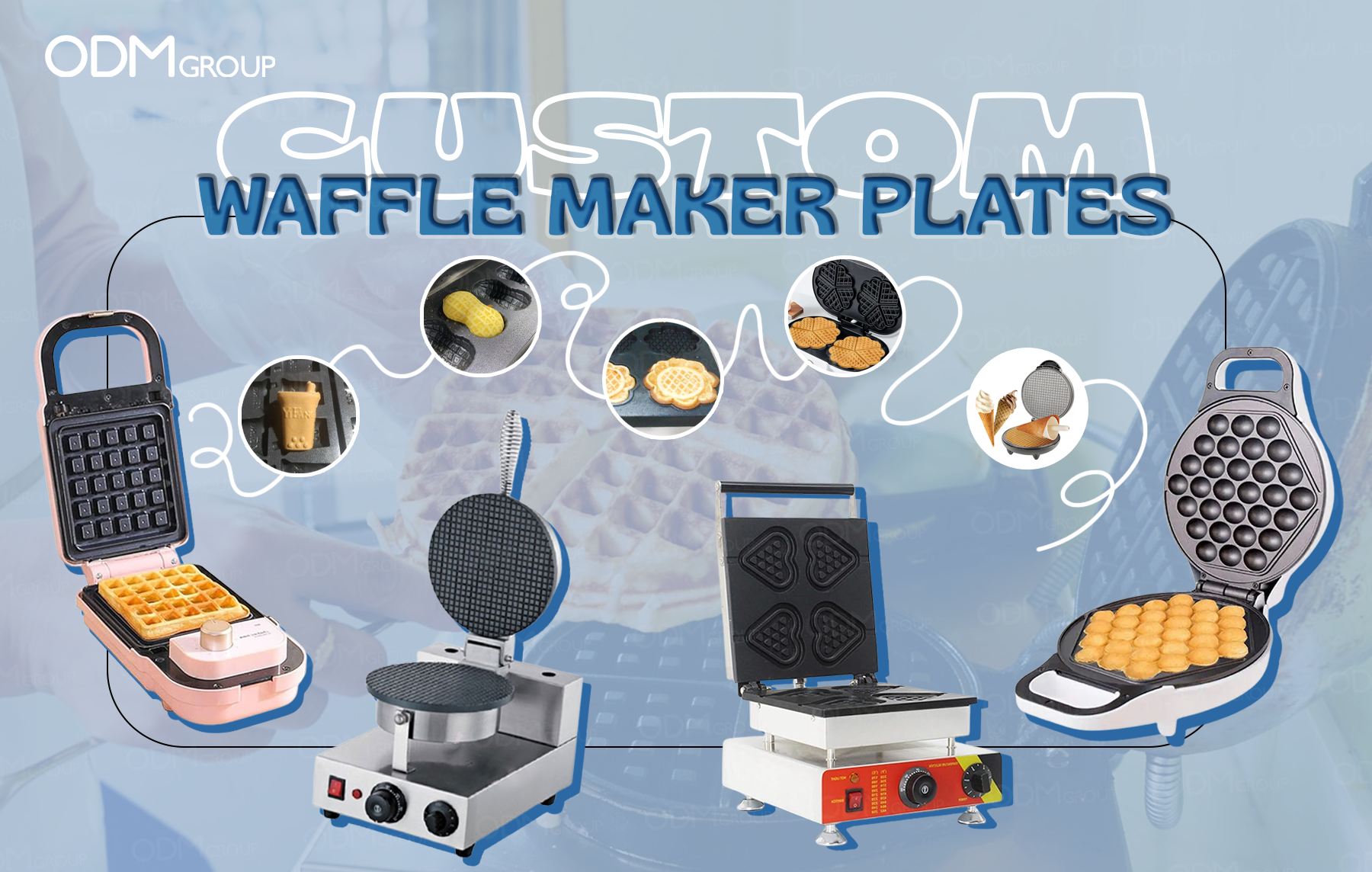 Custom Waffle Maker Plates