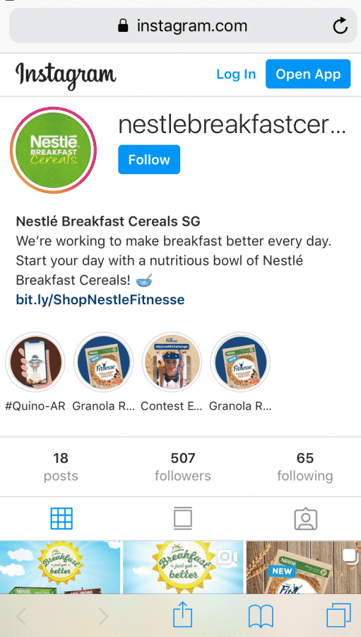 Gift with Purchase Idea - Neste Breakfast Cereals SG IG Page