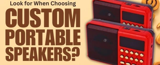 Custom Portable Speakers