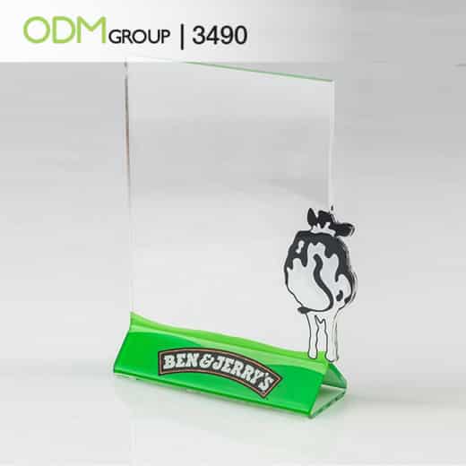 Acrylic Table Talkers with Logo