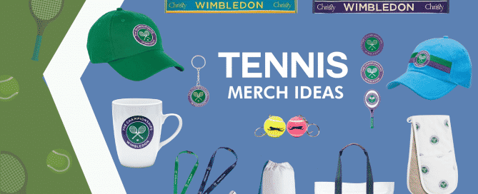 tennis merchandise ideas collage