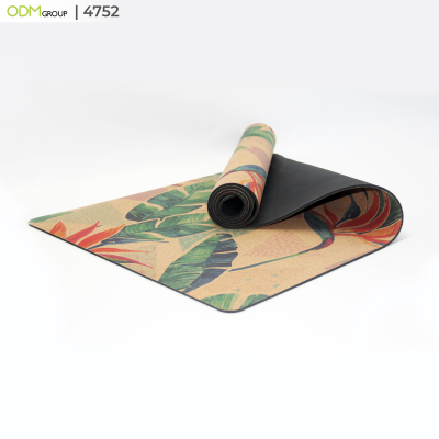 Sustainable Rubber Cork Yoga Mat 1