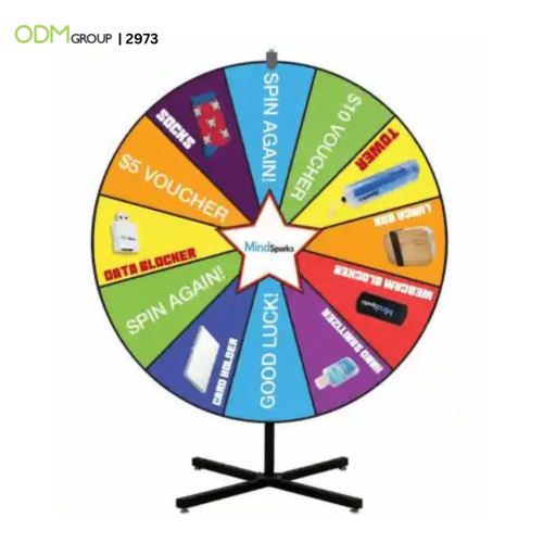 Fun Promotional Merchandise- Spin the Wheel