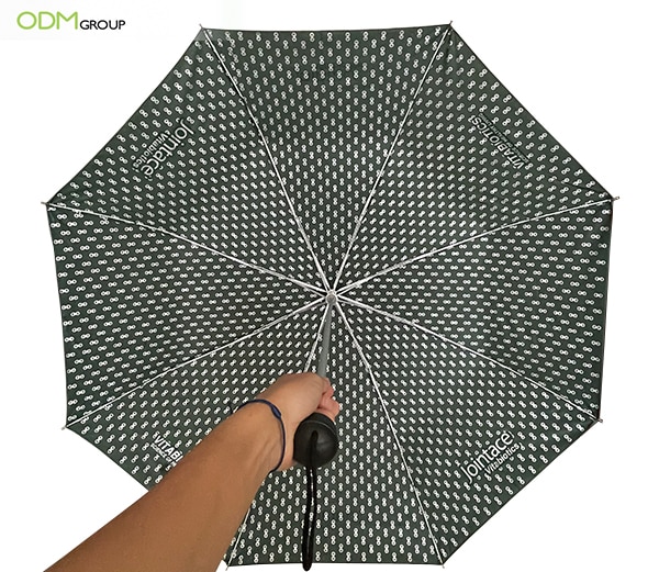 Advertising on Umbrellas