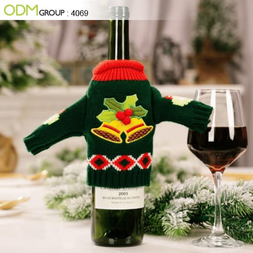Branded Wine Bottle Sweaters