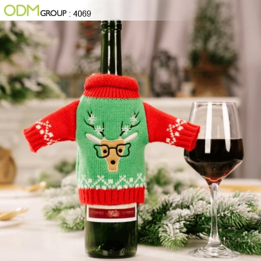 Branded Wine Bottle Sweaters
