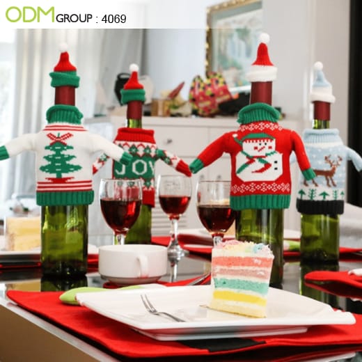 Branded Wine Bottle Sweaters