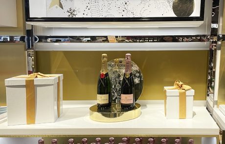 Custom Champagne Bottle Display
