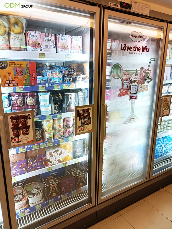 Marketing On Store Refrigerator