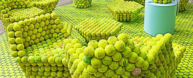 Recycled Tennis Ball Products