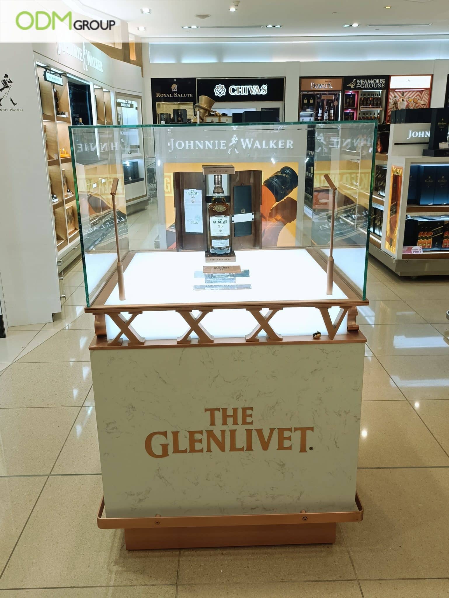 Liquor Bottle Display Case