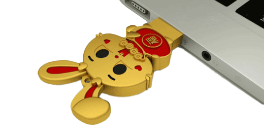 Custom-Shaped Flash Drive