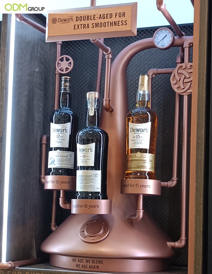 Alcohol Bottle Display