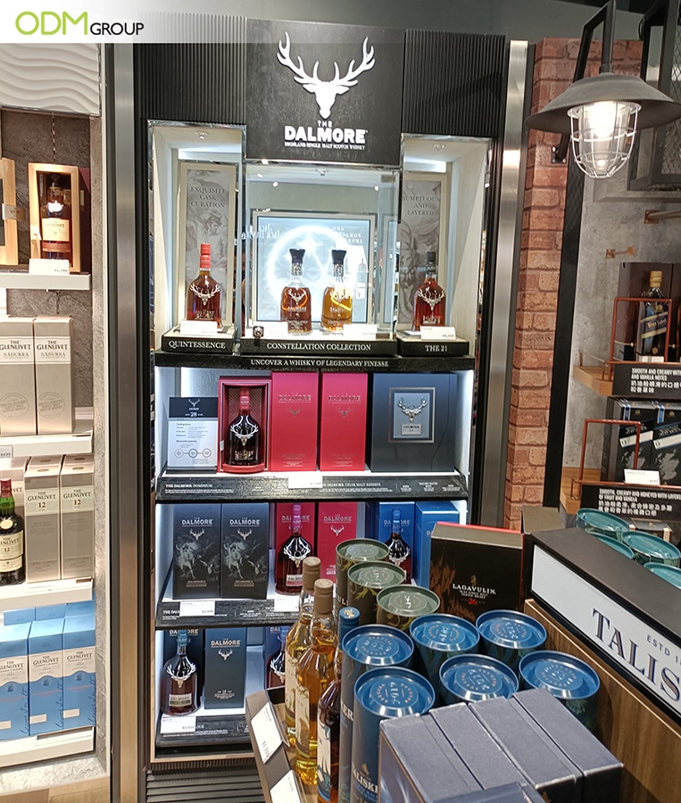 Alcohol Bottle Display