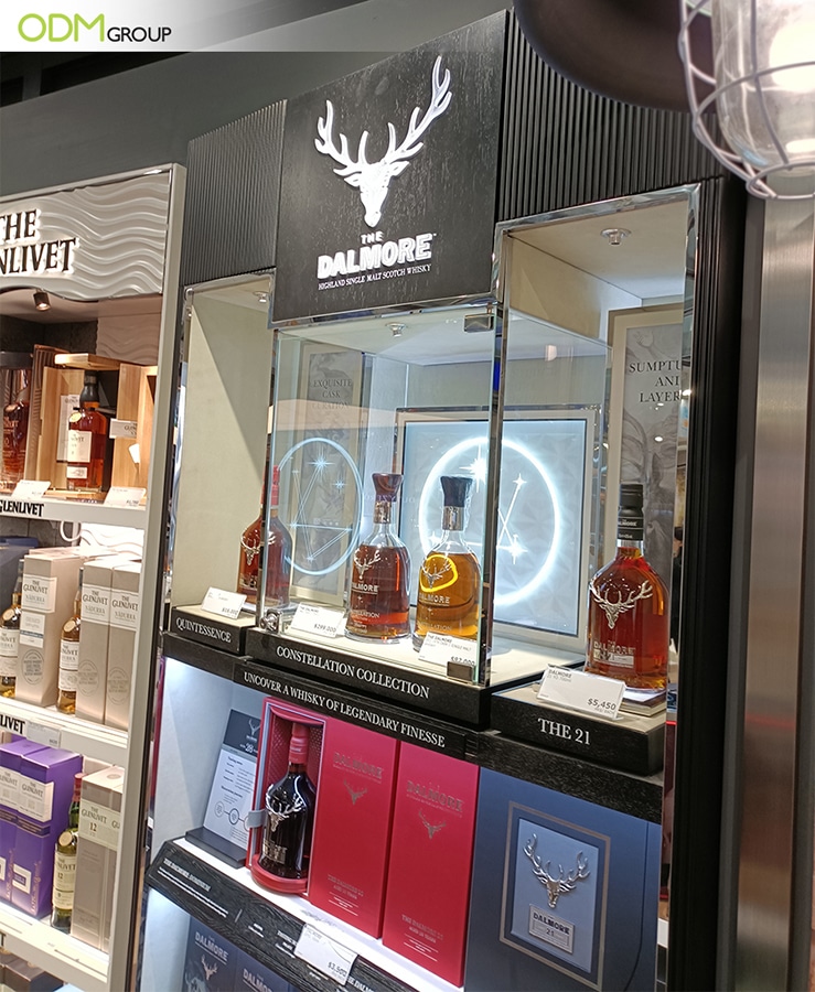 Alcohol Bottle Display