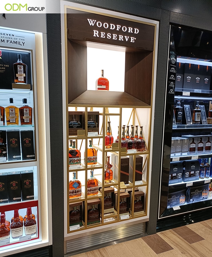 Alcohol Bottle Display