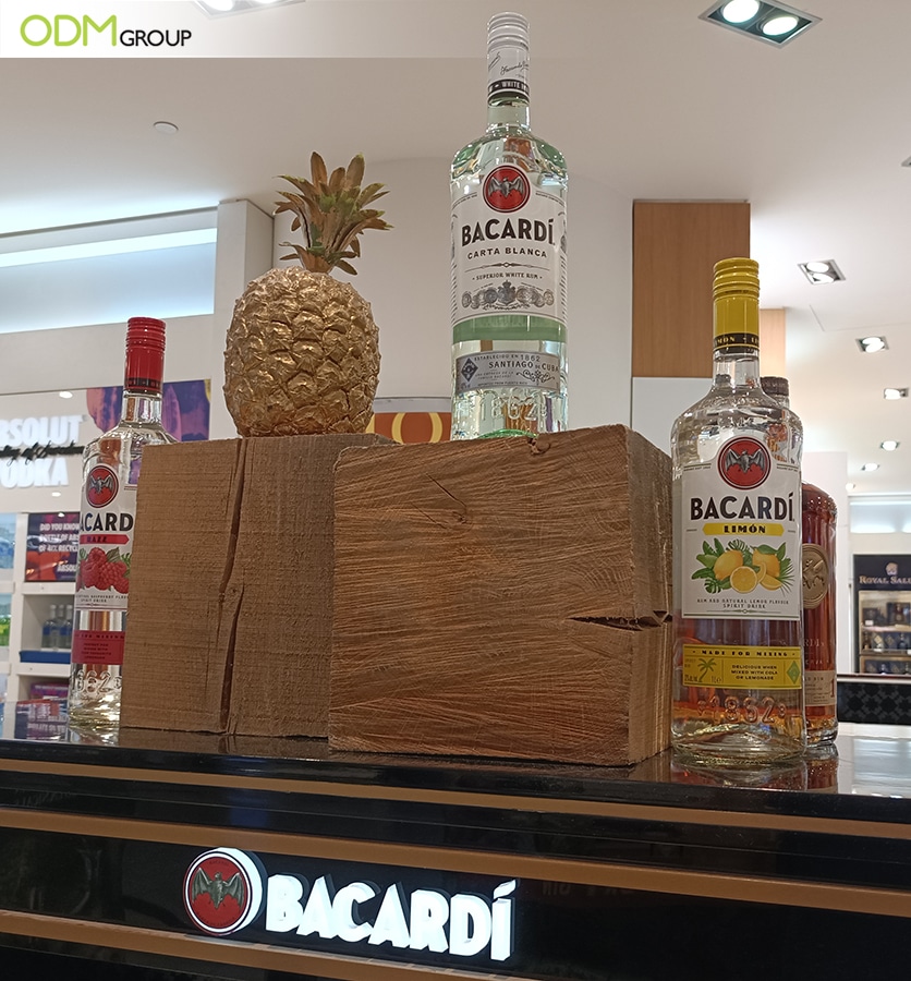 Alcohol Bottle Display
