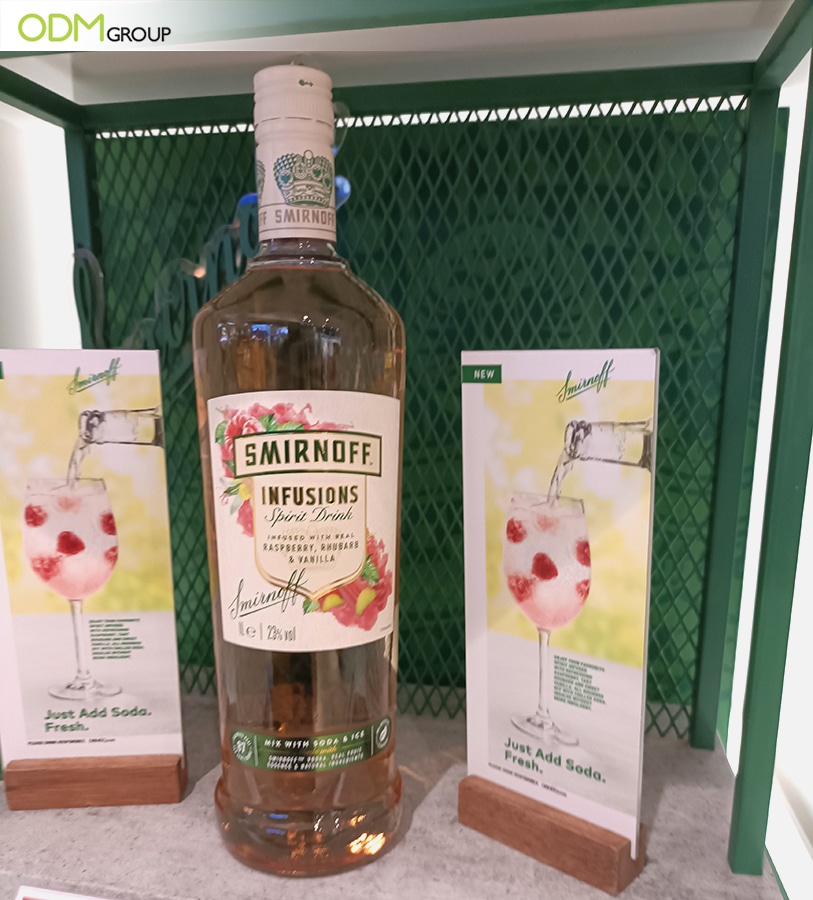 Alcohol Bottle Display