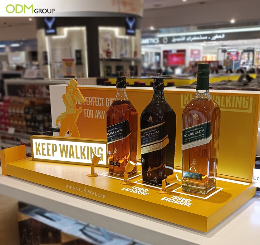 Alcohol Bottle Display