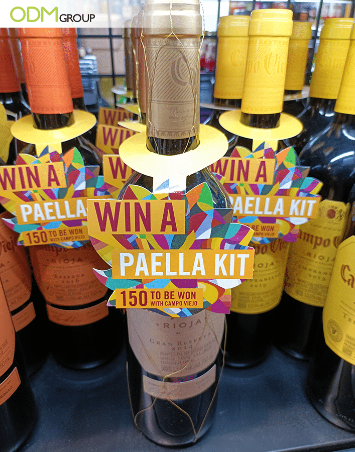 Bottle Hang Tag Promotion