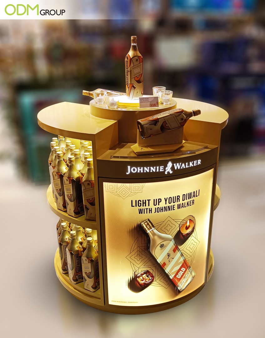 Light Up Liquor Display