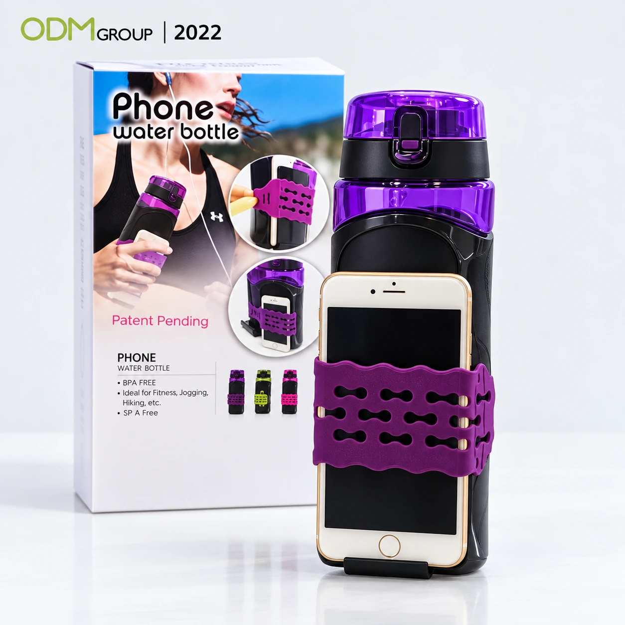 Phone water bottle