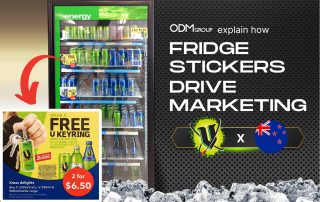V Energy Promotional Fridge Stickers