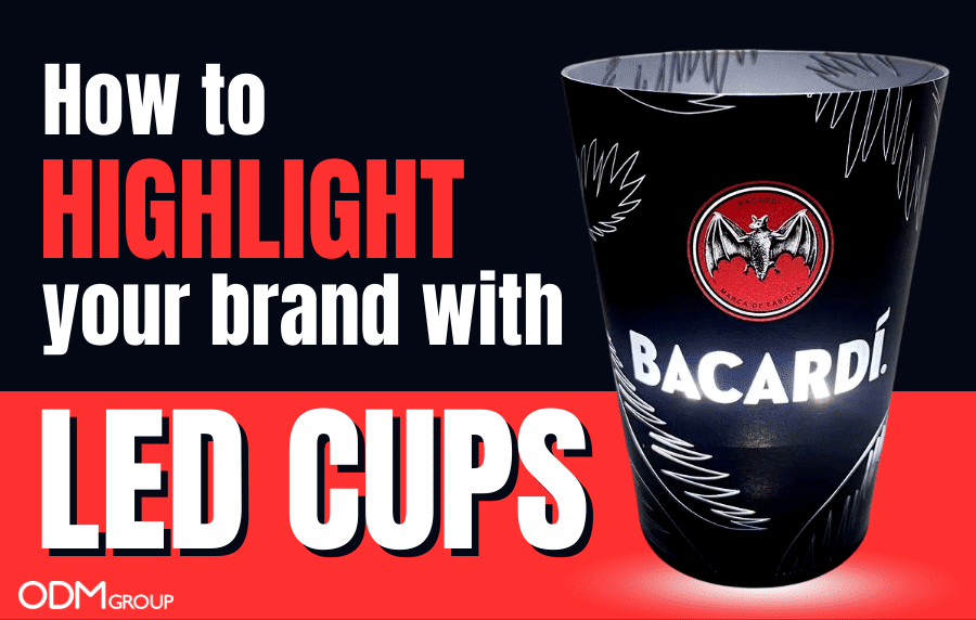 Bacardi LED Cups with Logo