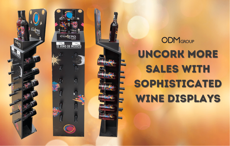 Wine POS display