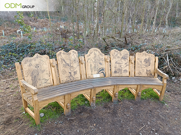 Custom Forest Benches