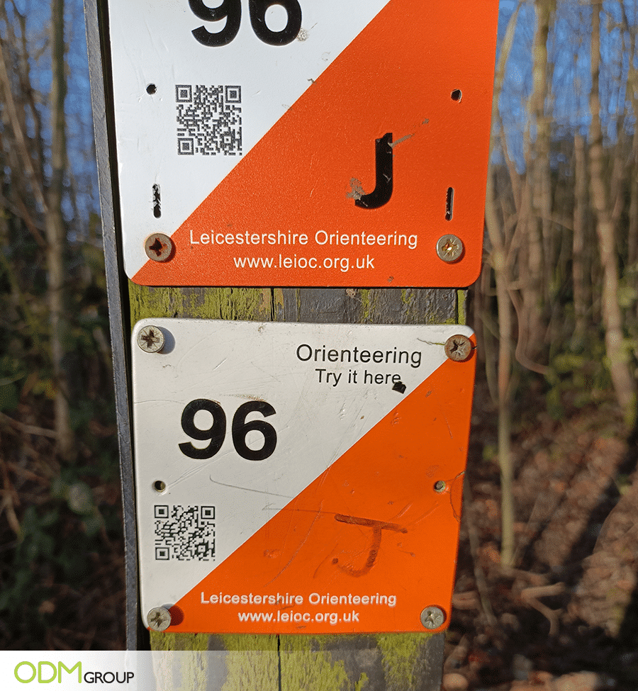 Forest Signage for Advertising