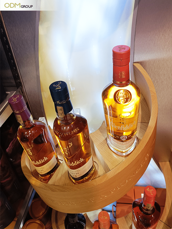 Whisky Bottle Display