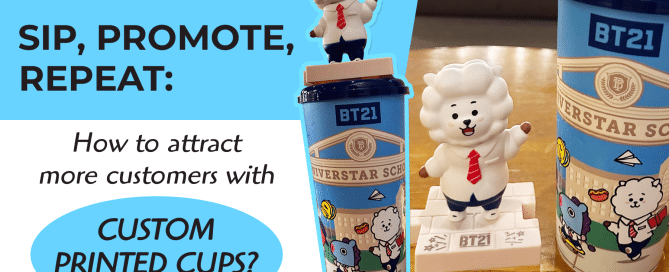 BT21 Custom Printed Cup