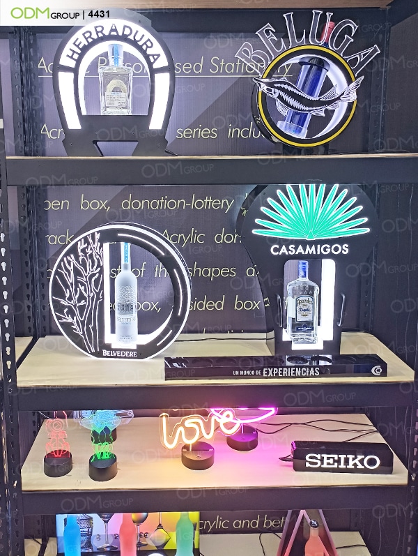Custom LED Bottle Glorifier